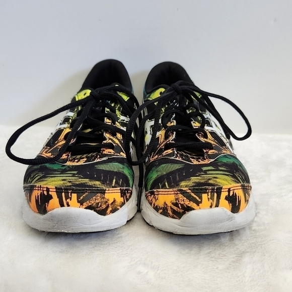 Asics 33-OGA Leather Lace Up Black Orange Athletic Shoes Unisex Mens 6 Womens 8 - Picture 6 of 14